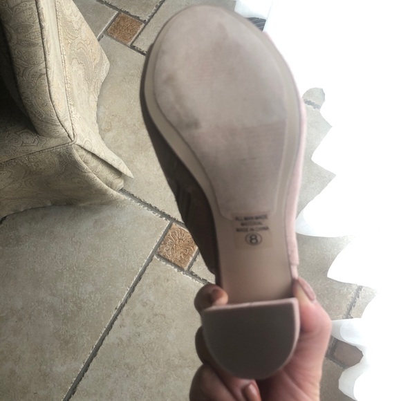 OVER THE KNEE BLUSH SUEDE BOOTS - Picture 4 of 4